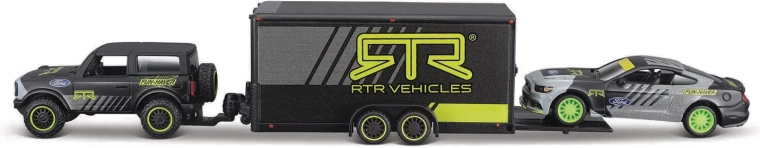Maisto Design Team Haulers kovový ťahač s autíčkom 1:64