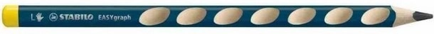Ergonomická ceruzka pre ľavákov Stabilo Easygraph tmavo modrá