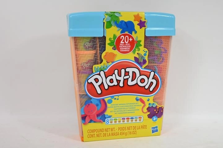 Play-Doh fantastické zvieratká – kreatívna sada s 8 kelímkami modelovacej hmoty a doplnkami