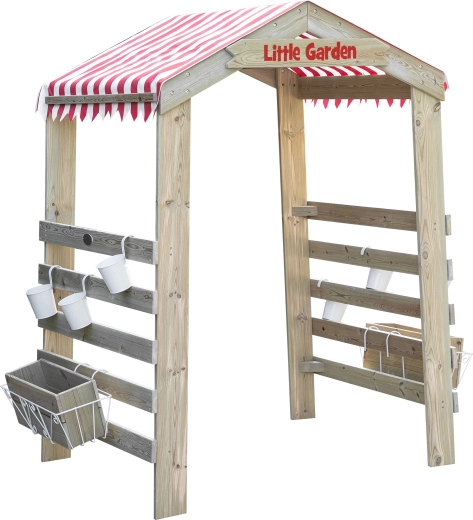 Drevená záhradná pergola s kvetináčmi CLASSIC WORLD