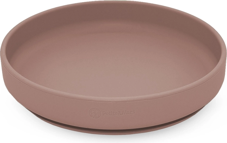 Petite&Mars silikónový tanier s prísavkou Take&Match Velvet Latte 400 ml