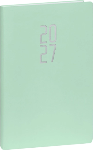 Notique týždenný diár Ponza 2027 mentolový 15 × 21 cm