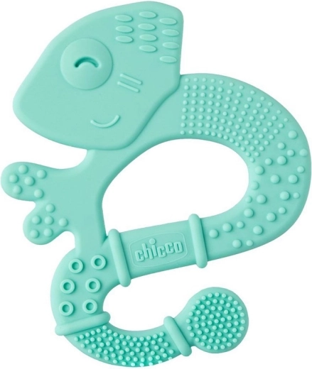 Chicco silikónové hryzadlo Super Soft chameleón modré 2m+