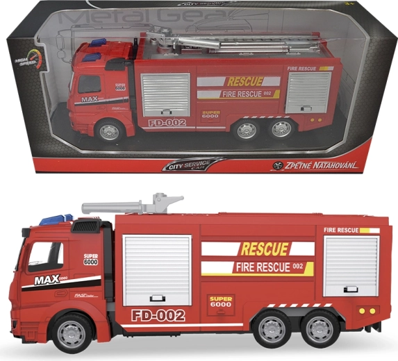 City Service Car hasiči 1:43 plastové autíčko