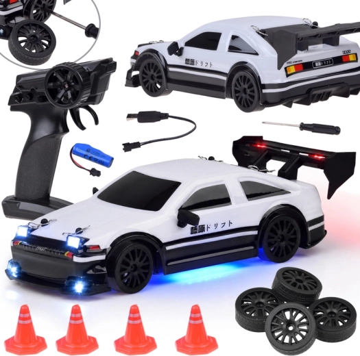 Diaľkovo ovládané športové auto 4x4 s funkciou driftu 1:24