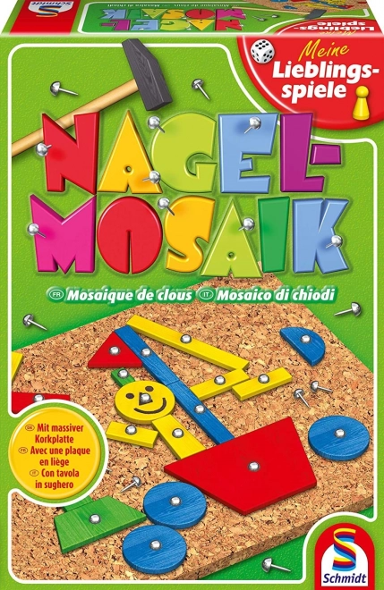 Schmidt hra s kladivkom – tvorivá korková mozaika pre deti