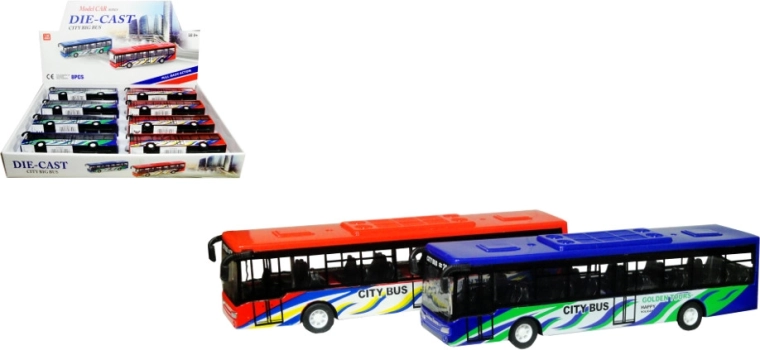 Autobus kovovo-plastový so setrvačníkovým pohonom
