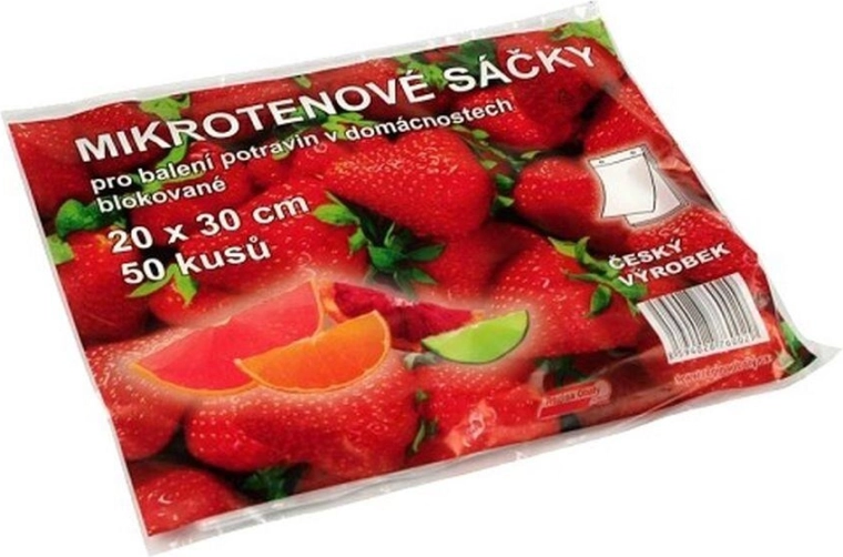 Mikroténové vrecká 1 l 20 × 30 cm, 50 ks