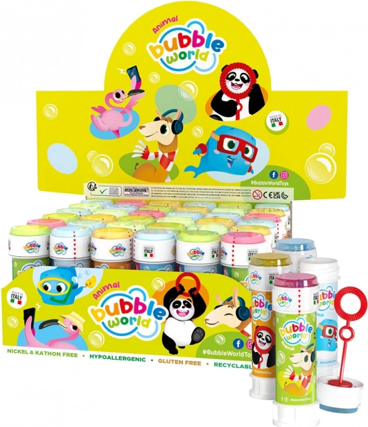 Bublifuk Zvieratá 60 ml