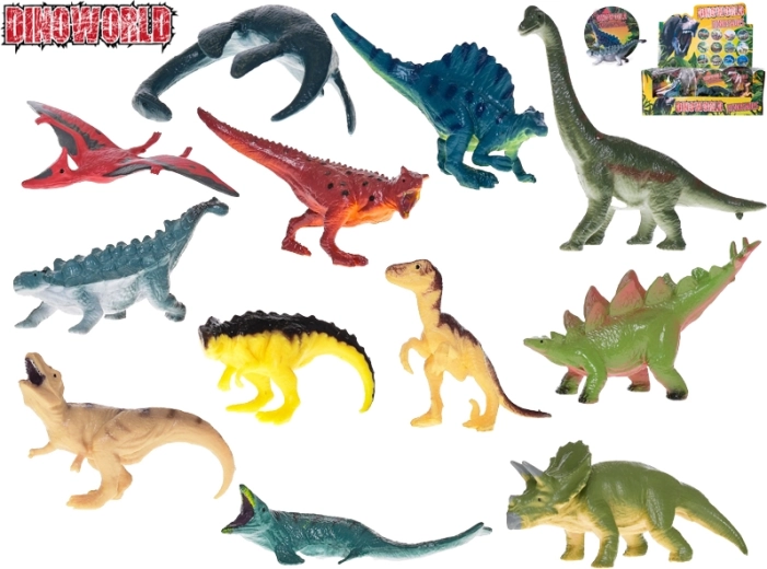 Dinoworld sada dinosauřích figúrok 12 ks, 8 cm