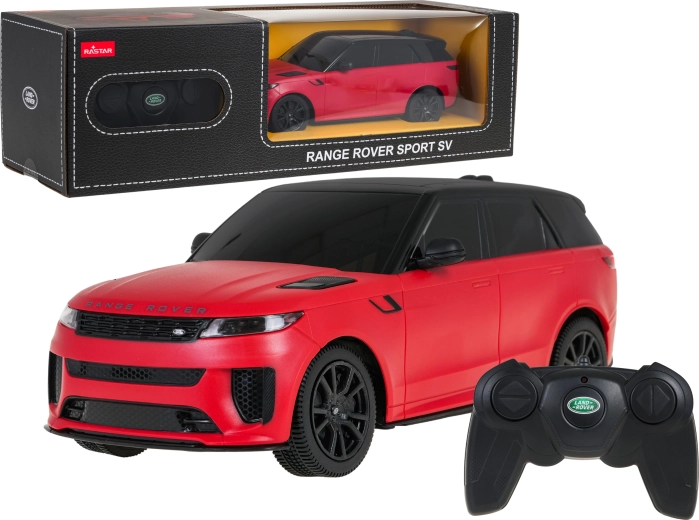 Diaľkovo ovládané auto RASTAR Range Rover Sport SV 1:24 červené