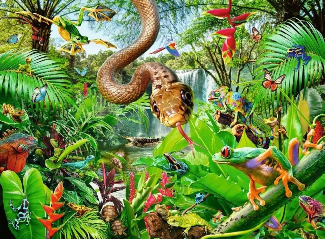 Ravensburger puzzle Reptile Resort 300 dielikov