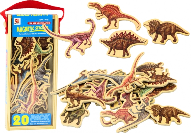 drevené magnetky zvieratá, sada 20 kusov