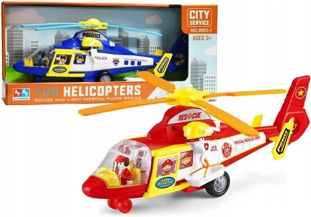 Helikoptéra 38 cm so svetlami a zvukmi