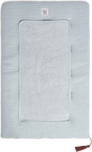 Funnababy mušelínová prebaľovacia podložka Dove Grey 50 × 80 cm