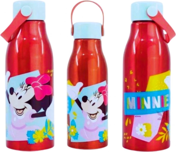 Hliníková fľaša Minnie so silikónovým pútkom 760 ml