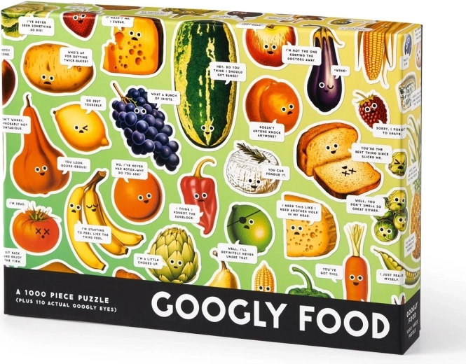 Puzzle Googly Food 1000 dielikov