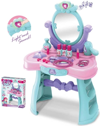 Toaletný stolík so svetlom a hudbou pre deti