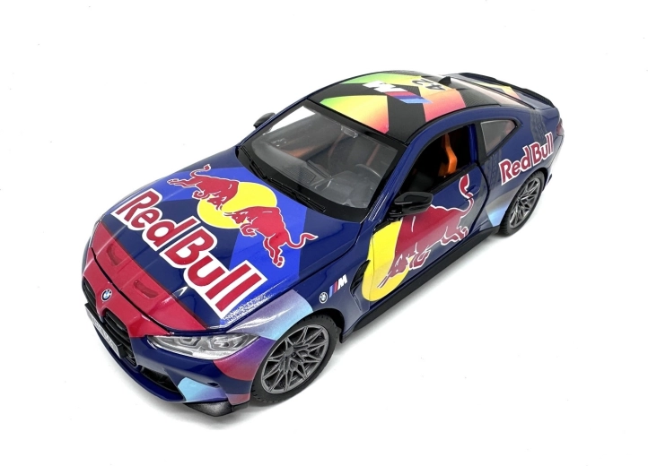 MSZ BMW M4 Red Bull 1:24 so svetlom a zvukom - 1 kus