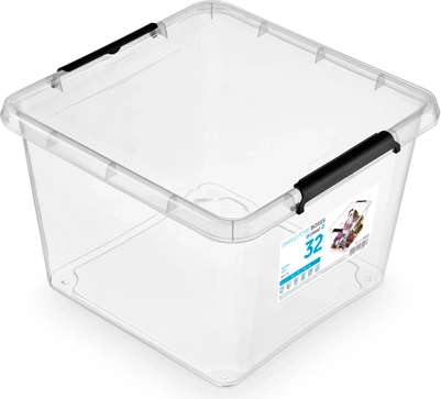 SimpleStore úložný box s vekom 32 l (39 × 39 × 26 cm)