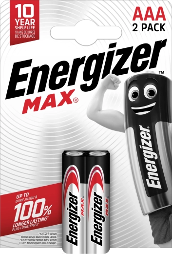 Energizer Max AAA alkalické batérie 2 ks