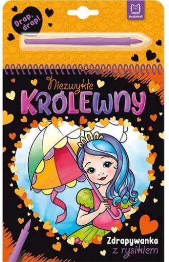 Neobyčajné princezné – vyškrabávacie obrázky s rydlom
