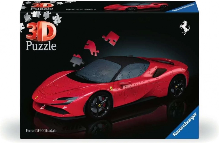 3D puzzle Ferrari SF90 Stradale od Ravensburger, 108 dielikov