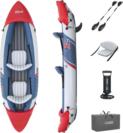Nafukovací kajak HYDRO-FORCE Lite Rapid X2 pre 2 osoby 321 × 100 cm