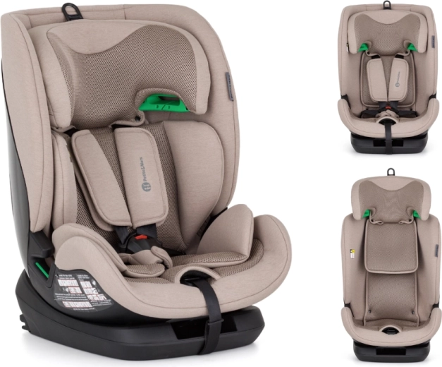 Petite&Mars autosedačka Prime Pro i-Size tan brown air 76–150 cm (9–36 kg)