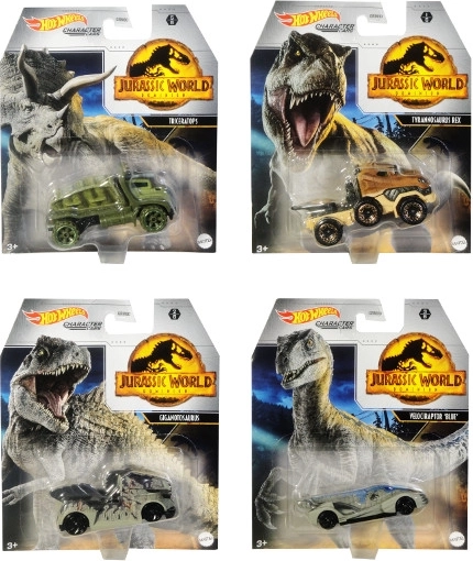 Hot Wheels Jurassic World – štýlizované auto