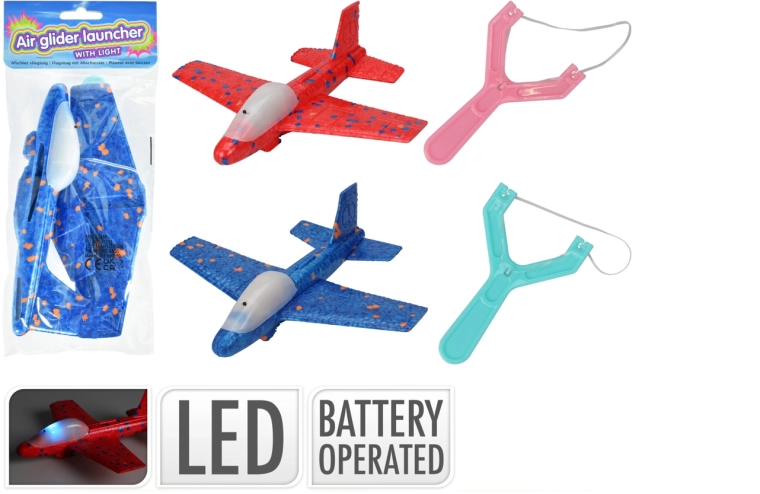 Penené hádzadlo s LED svetlom 17 cm