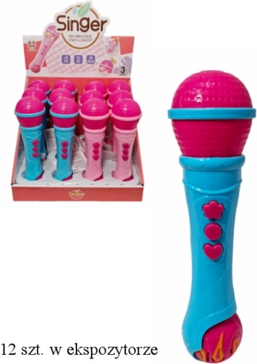 Detský mikrofón so zvukmi, melódiami a svetlami