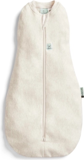 ergoPouch zavinovačka a spací vak 2 v 1 Cocoon Oatmeal Marle, 3 – 6 mesiacov, 1 TOG
