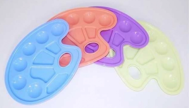 Paleta na farby KOH-I-NOOR, 6 misiek, pastelová