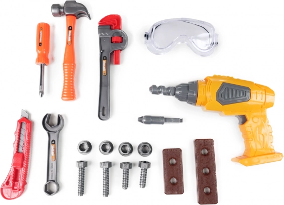 Detská súprava náradia s funkčnou vŕtačkou