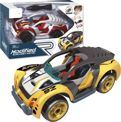 Skrutkovacie autíčko s natiahovacím pohonom 1:32