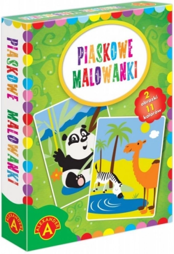Pieskové maľovanie Panda a ťava – kreatívna sada pre deti