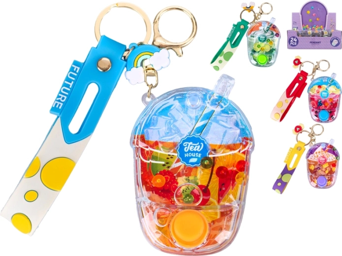 Vodná hra s kľúčenkou – vrecková hračka na tréning jemnej motoriky