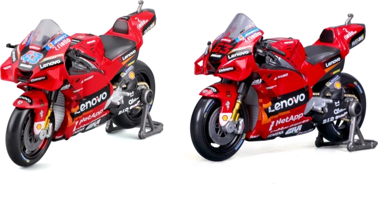 Maisto kovový model motocykla Ducati Lenovo Team 2022 1:18
