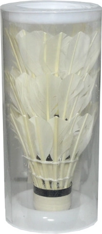 Bedmintonové košíky s perím – sada 3 ks