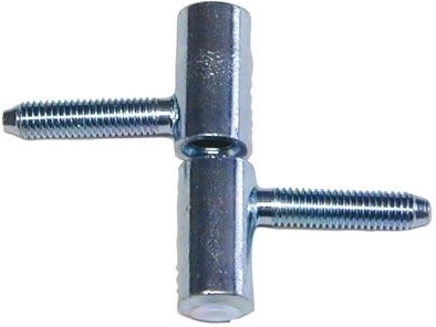 Okenný záves 40 mm so skrutkovacím kolíkom, modrý pozink