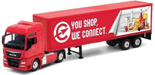 Welly nákladné vozidlo 1:64