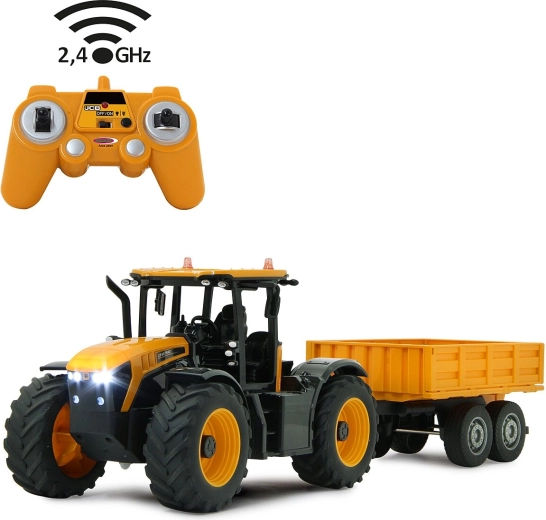 RC traktor JAMARA JCB Fastrac so sklápaným prívesom