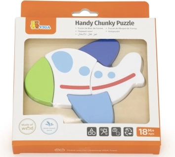 Drevené puzzle – lietadlo pre najmenších