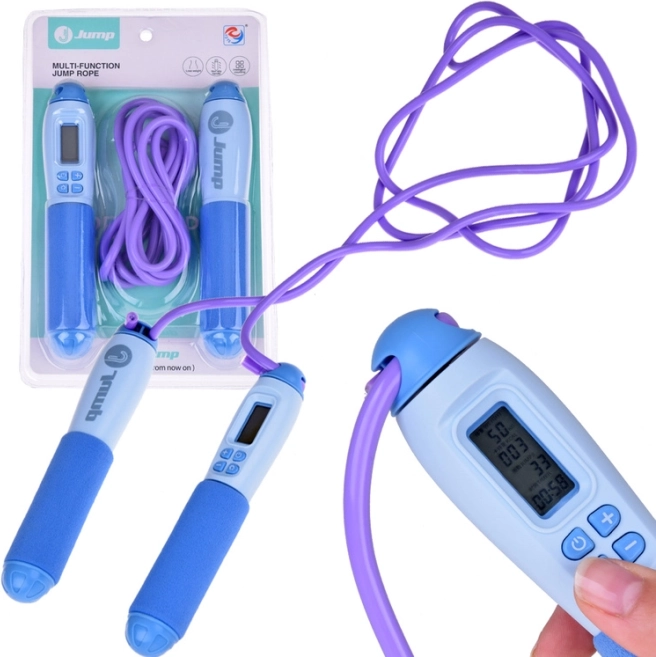 Digitálne švihadlo s počítadlom, nastaviteľná dĺžka 215 cm