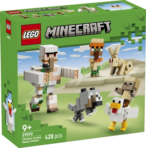 LEGO Minecraft Útok kuracieho jazdca v púšti
