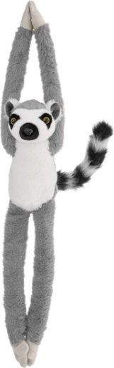 Závesný plyšový lemur 65 cm