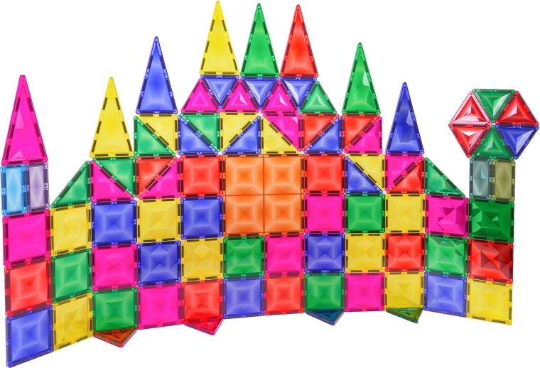 Magnetické stavebnice 3D, 93 dielov