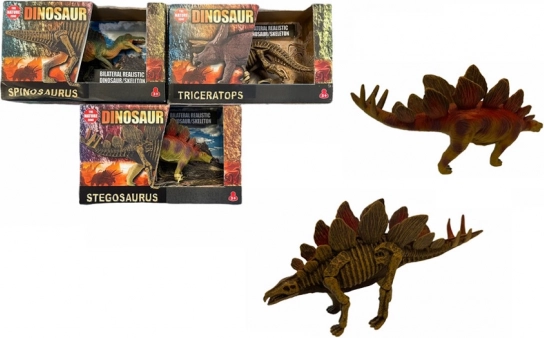 Obojstranný dinosaurus ANIMAL WORLD 23 cm