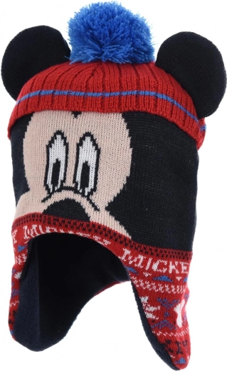 Detská čiapka Mickey Mouse s fleecovou podšívkou